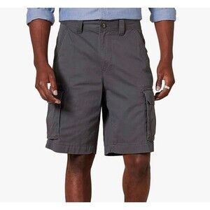 Amazon Essentials Men's Classic-Fit Cargo Short Size 38 Grey New With Tag